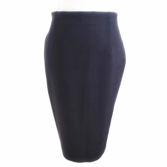 NWT MARIE SAINT-PIERRE X SHAN CAPSULE COLLECTION ONYX BLACK STRETCH PENCIL SKIRT