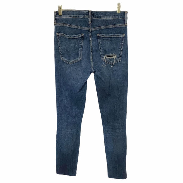 AGOLDE SOPHIE HIGH RISE SKINNY DISTRESSED JEANS - 30