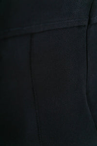 Camisole toteme à pinces bleue marine - Haut premium authentique - détail tissu