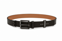 Ceinture noire à boucle ardillon