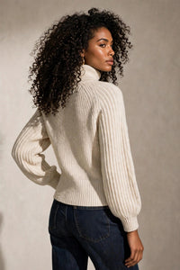 Pull Murane en laine beige, IRO _vue édito de dos