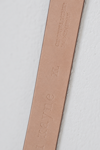 Ceinture Audrey en cuir noir