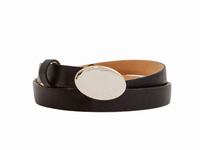 Ceinture Audrey en cuir noir
