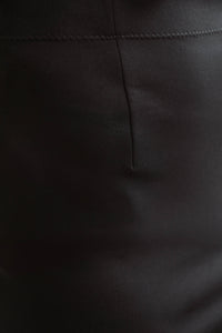 Jupe crayon Onyx noire Shan X Maison Marie Saint Pierre édition limitée - Collaboration exclusive de la collection capsule 2018 - tissu